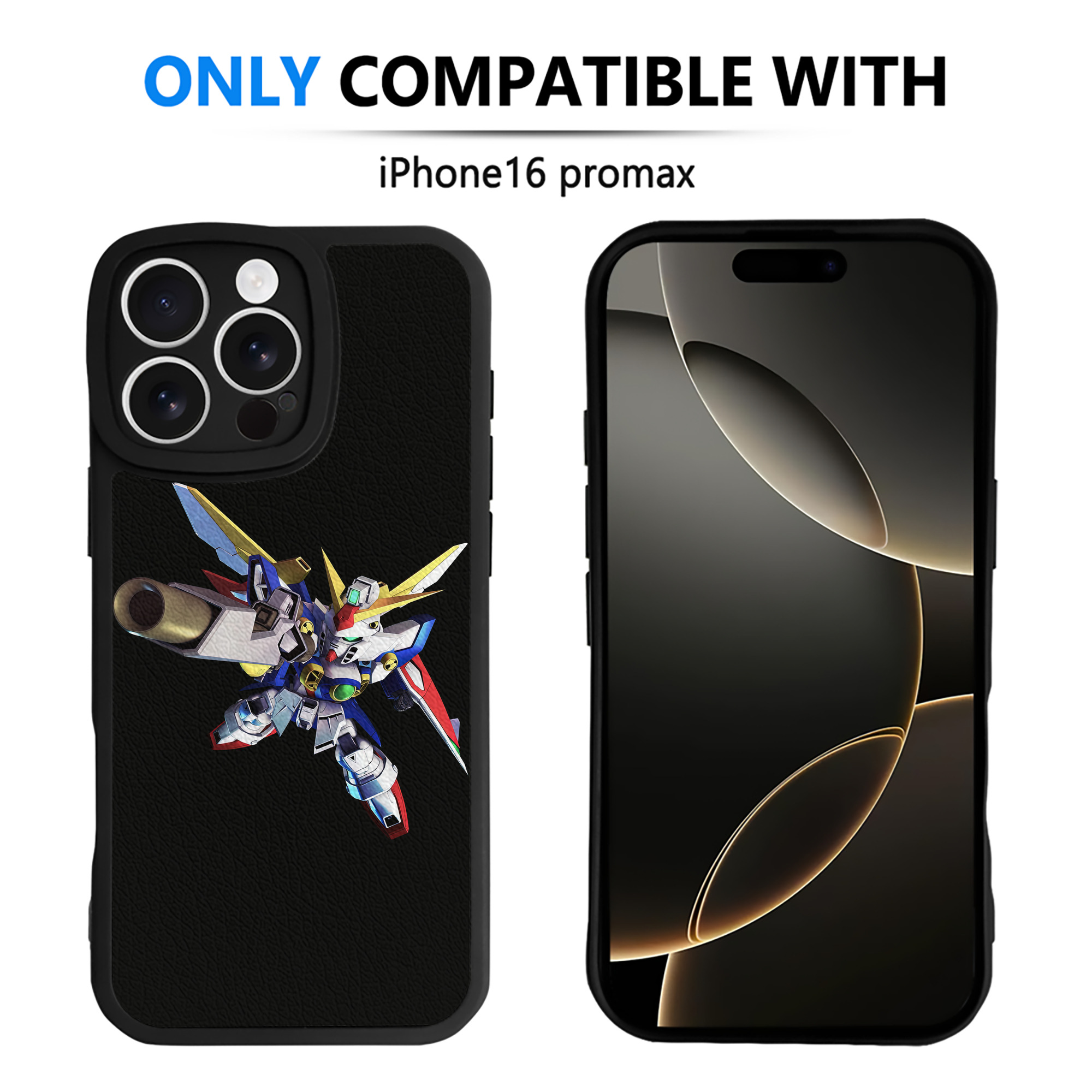 （画像用） 機動戦士ガンダム Mobile Suit Gundam 【iPhone 16シリーズ対応】シリコンスマホケース（レザー調） 材質：シリコン